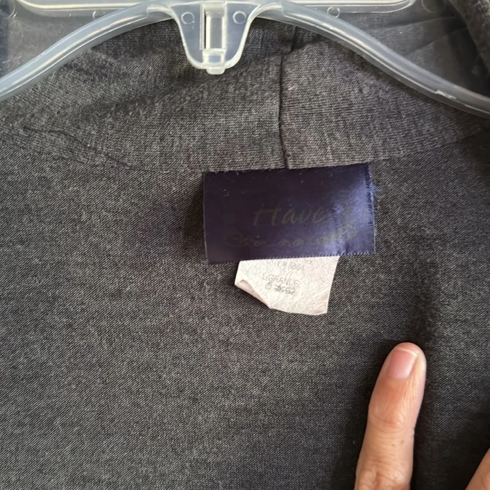 Gray Cardigan Size Large - Picture 3 of 4